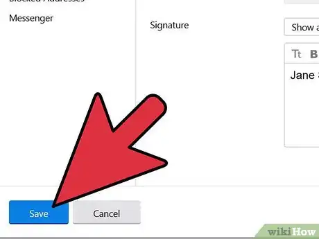 Image intitulée Add a Signature to Yahoo Mail Step 8