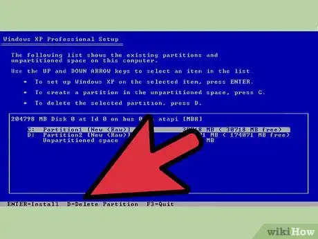 Image intitulée Format the C Drive on a Windows XP SP2 Step 6