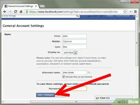 Image intitulée Change Your Name on Facebook So People Can Search Your Maiden or Married Name Step 9