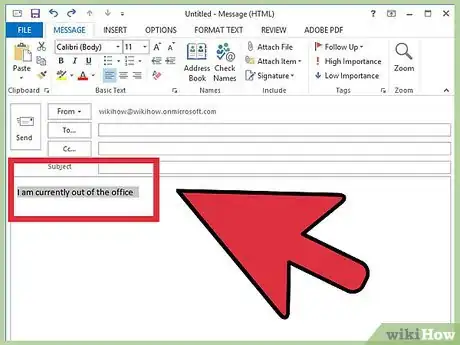 Image intitulée Turn On or Off the Out of Office Assistant in Microsoft Outlook Step 12