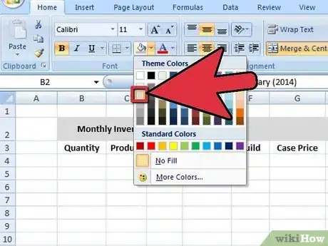 Image intitulée Create an Inventory List in Excel Step 5