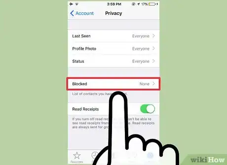 Image intitulée Block Contacts on WhatsApp Step 5