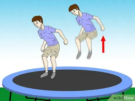 Image intitulée Do Trampoline Tricks Step 1