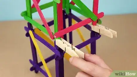 Image intitulée Build a Popsicle Stick Tower Step 13