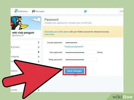 Image intitulée Change Your Twitter Password Step 5