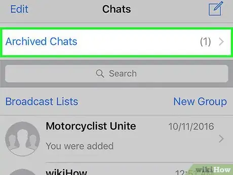 Image intitulée View Archived Chats on WhatsApp Step 4