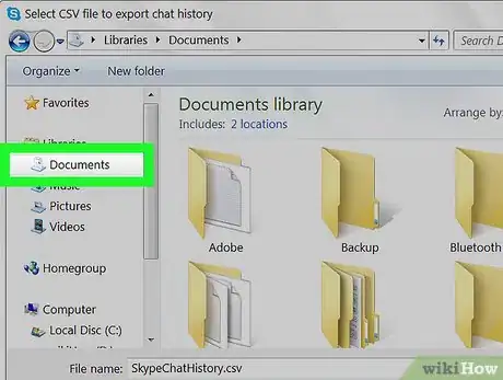 Image intitulée Export Chat History on Skype on PC or Mac Step 5