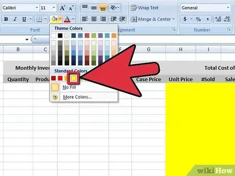 Image intitulée Create an Inventory List in Excel Step 7