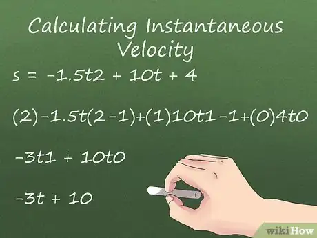 Image intitulée Calculate Instantaneous Velocity Step 2