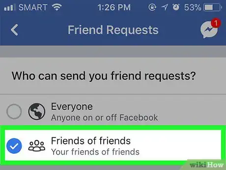 Image intitulée Not Show Up in Suggested Friends on Facebook Step 10