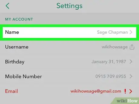 Image intitulée Change Your Snapchat User Name Step 24