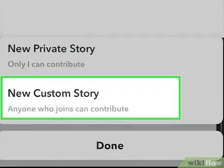 Image intitulée Make a Custom Story on Snapchat Step 4