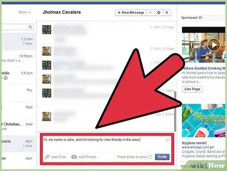 Image intitulée Start a Conversation with a Guy on Facebook Step 9