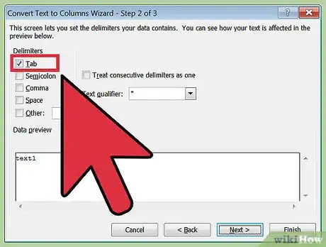 Image intitulée Copy Paste Tab Delimited Text Into Excel Step 7