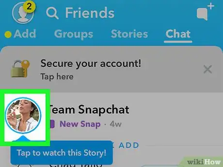 Image intitulée View Snapchat Stories Step 4