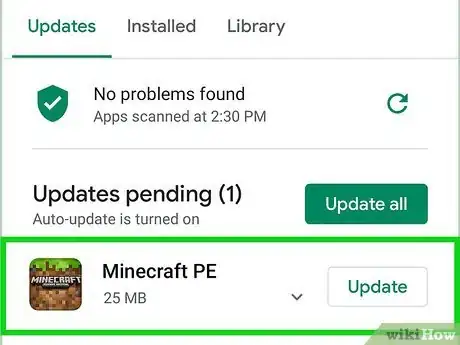 Image intitulée Update Minecraft PE Step 6