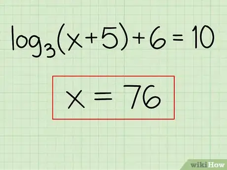 Image intitulée Solve Logarithms Step 9