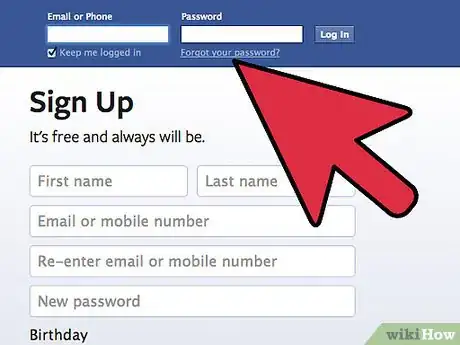 Image intitulée Reset Your Facebook Password When You Have Forgotten It Step 2