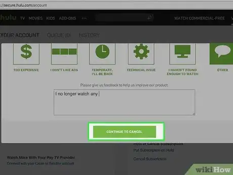 Image intitulée Cancel Hulu Plus Step 5