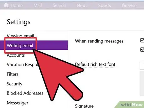 Image intitulée Add a Signature to Yahoo Mail Step 5