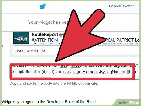 Image intitulée Create a Twitter Hashtag Widget Step 8