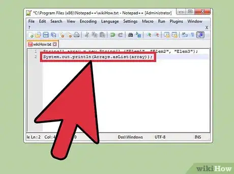 Image intitulée Print an Array in Java Step 5