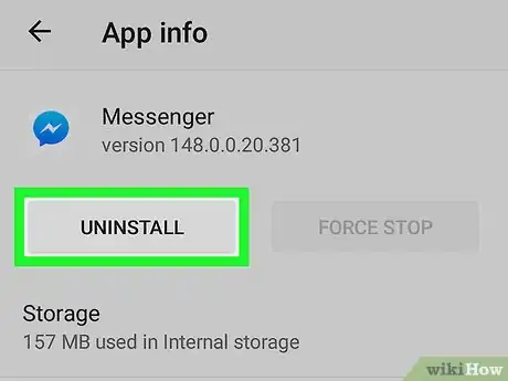 Image intitulée Uninstall Facebook Messenger Step 8