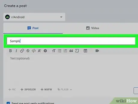 Image intitulée Upload Videos to Reddit Step 8