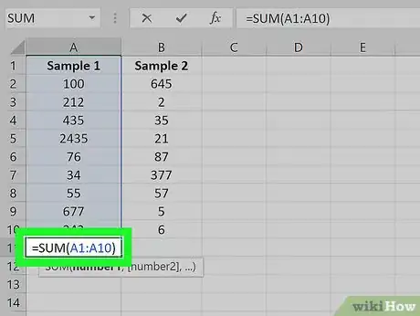 Image intitulée Add Up Columns in Excel Step 11