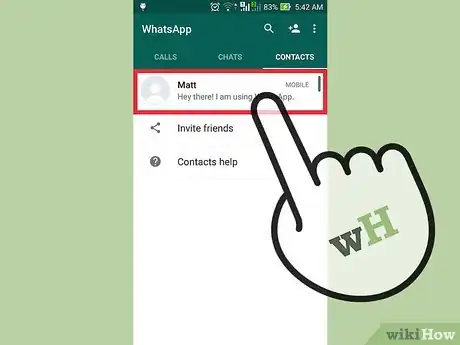 Image intitulée Send Free Text Messages Internationally Using WhatsApp Step 13