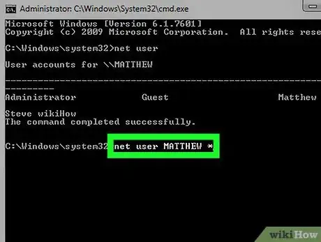 Image intitulée Change a Computer Password Using Command Prompt Step 8