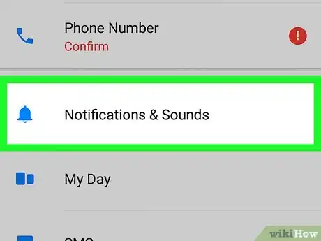 Image intitulée Change the Notification Sound on Facebook Messenger on Android Step 3