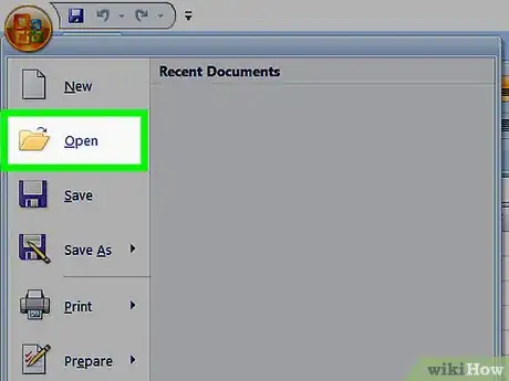 Image intitulée Create an Image from a Excel Spreadsheet Step 1