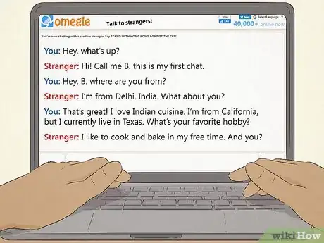Image intitulée Meet and Chat With Girls on Omegle Step 4