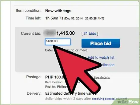 Image intitulée Bid on eBay Step 4