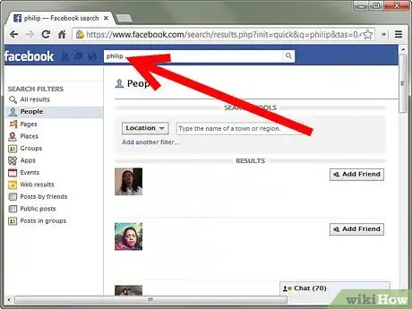 Image intitulée Search for People on Facebook Step 2