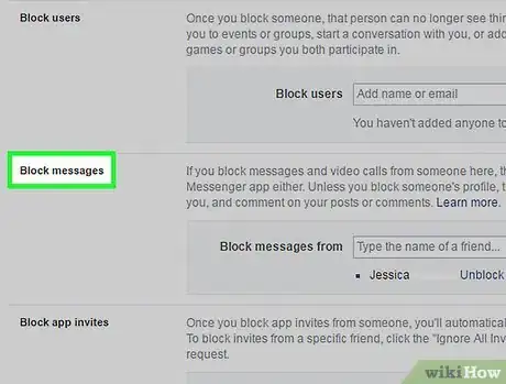 Image intitulée Unblock Someone on Facebook Messenger Step 17
