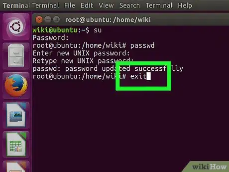 Image intitulée Change the Root Password in Linux Step 7