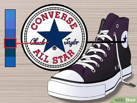 Image intitulée Spot Fake All Star Converse Step 2