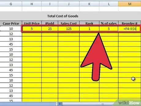 Image intitulée Create an Inventory List in Excel Step 9