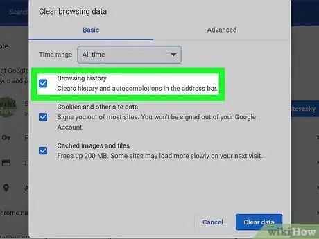 Image intitulée Delete Your Browsing History in Google Chrome Step 7