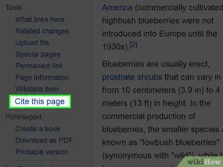 Image intitulée Cite a Wikipedia Article in MLA Format Step 7