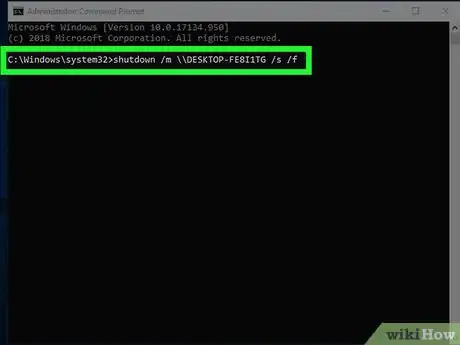 Image intitulée Shut Down or Restart Another Computer Using CMD Step 8