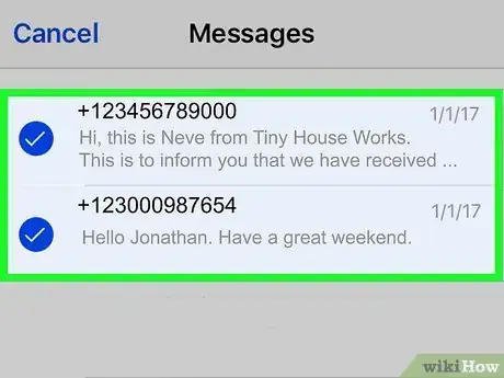 Image intitulée Delete Text Messages From an iPhone Step 13