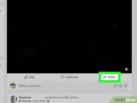 Image intitulée Share Videos on Facebook Step 2