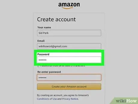 Image intitulée Make an Amazon Account Step 6