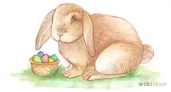 dessiner le lapin de Pâques