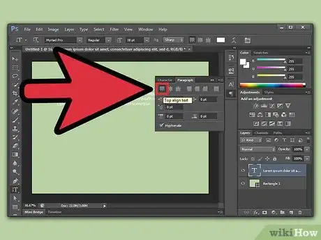 Image intitulée Justify Text in Photoshop Step 10
