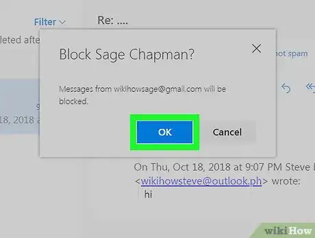 Image intitulée Block a Contact on Outlook Mail Step 21