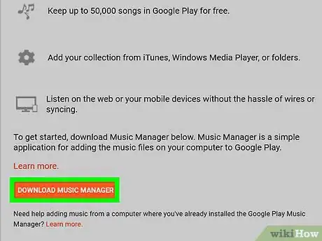 Image intitulée Download Songs on Google Play Music on PC or Mac Step 7